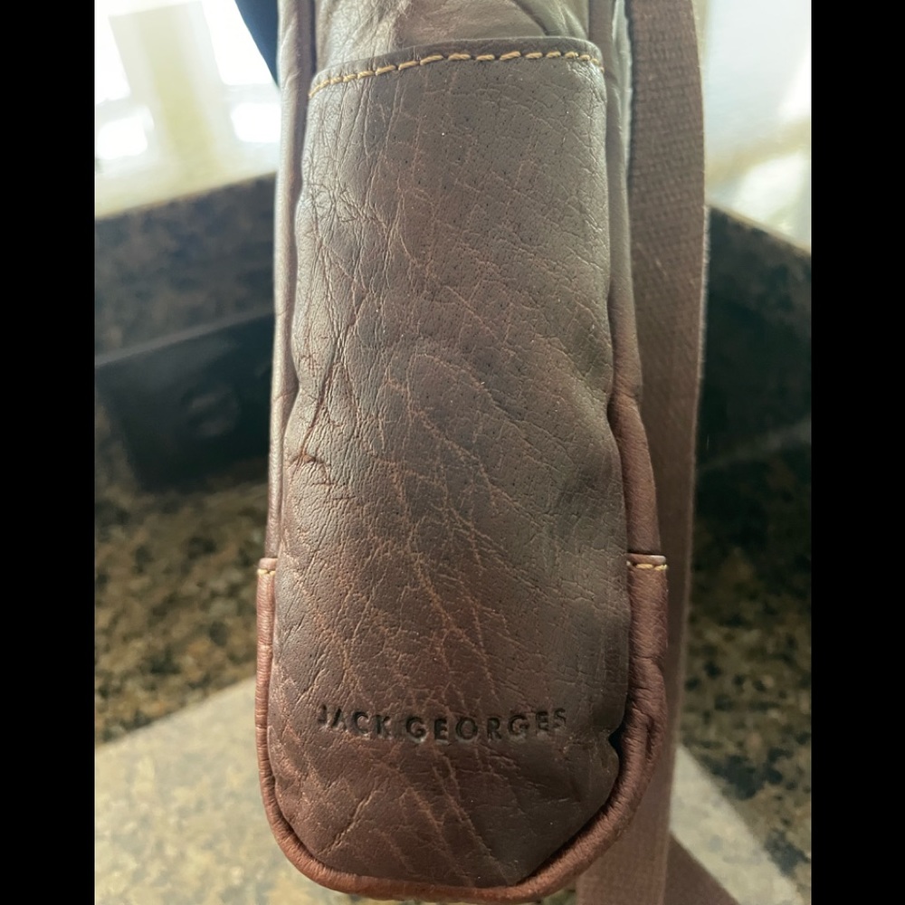 Jack Georges Voyager Crossbody Messenger Bag #7513 - Picture 3 of 5